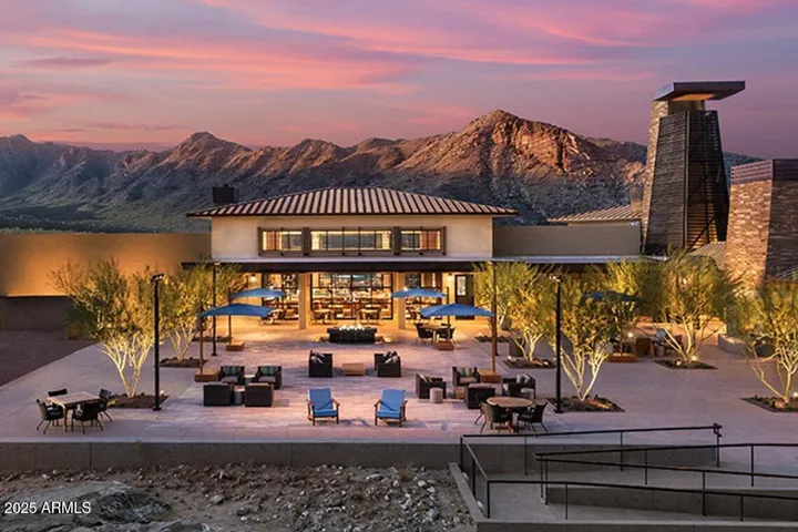 Sunset dining and lounging