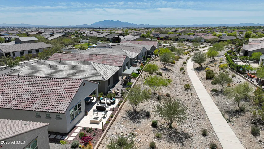 Views of Estrella Mountain in the distance