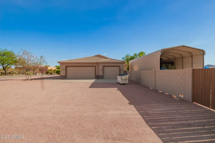 RV SHED IS AFFIXED- RV IS FOR SALE