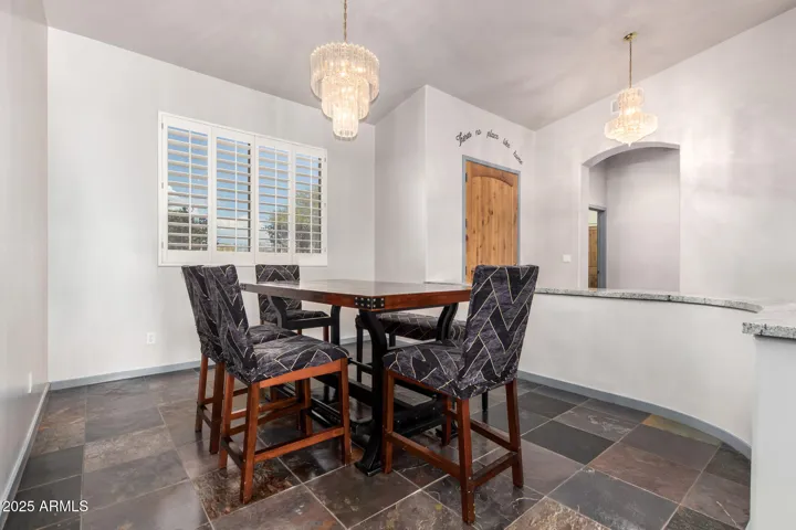 DINING ROOM (furniture available for purchase)