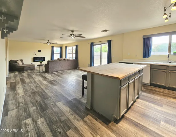 Open flow concept w/ large windows and abundant natural light.