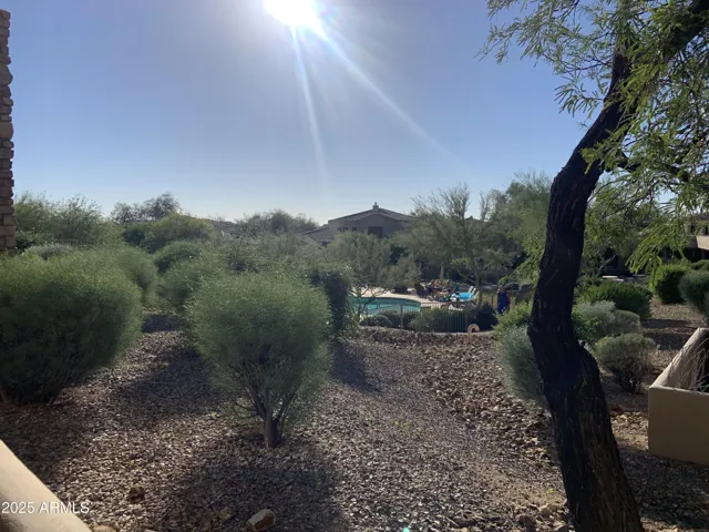 Pool view & sunsets from patio courtyard.