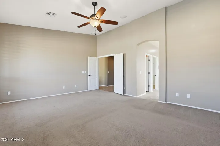 Primary bedroom suite