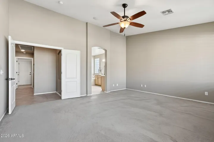 Primary bedroom suite