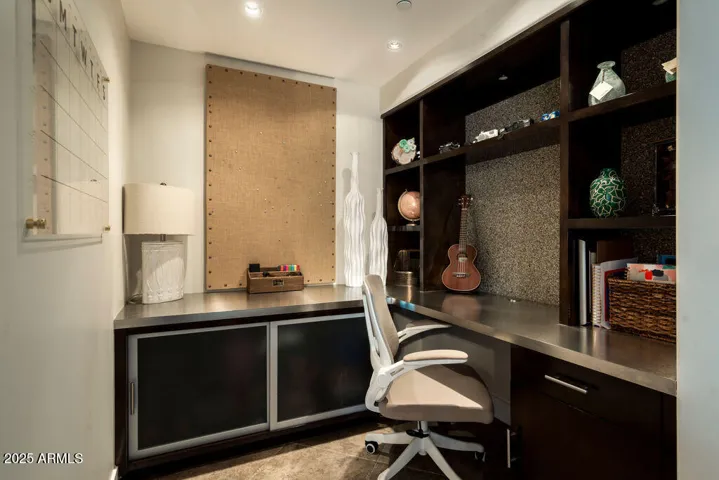 Built-in Office off Sitting Area