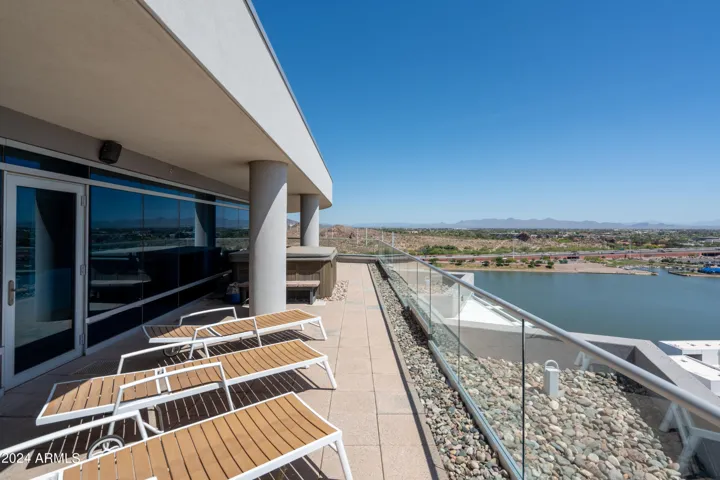 East Balcony Views to the North w/Hot Tub