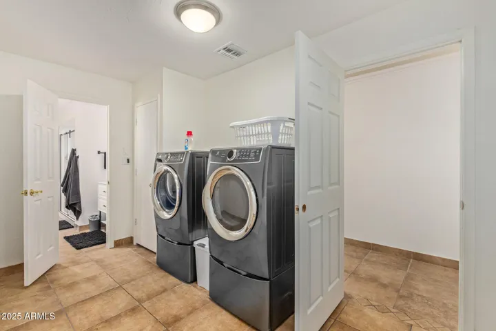 In unit private laundry