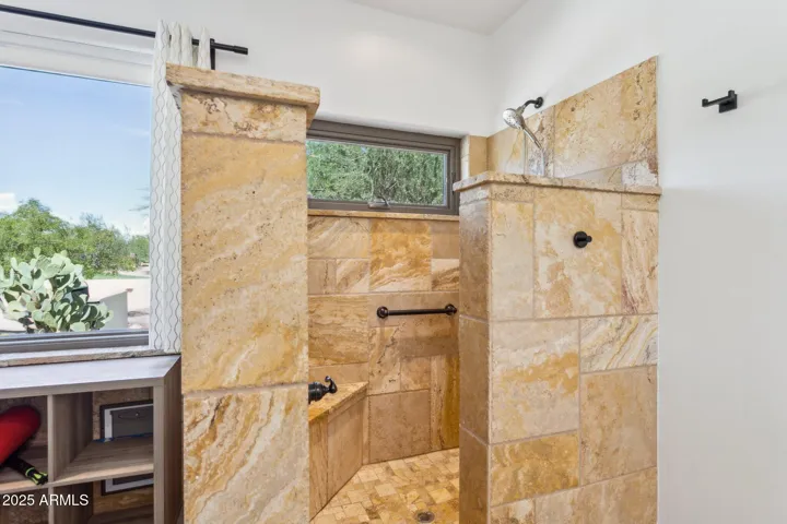 Master bath with large shower
