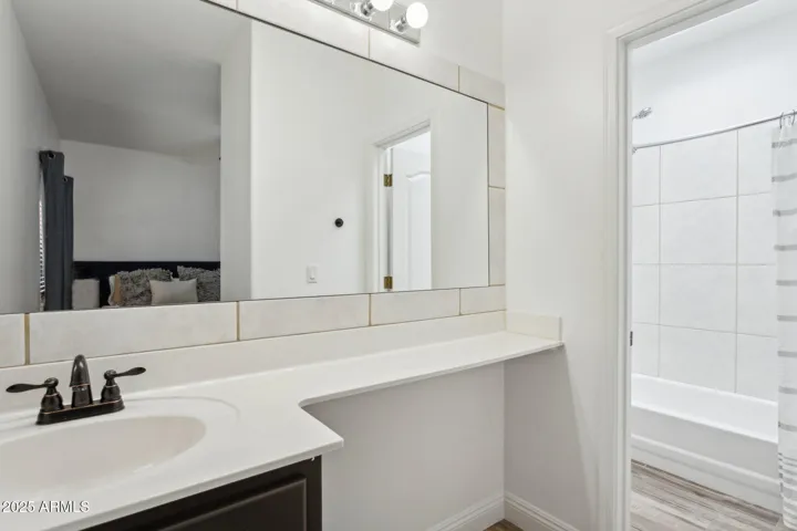 Side 2 of the Jack and Jill bathroom