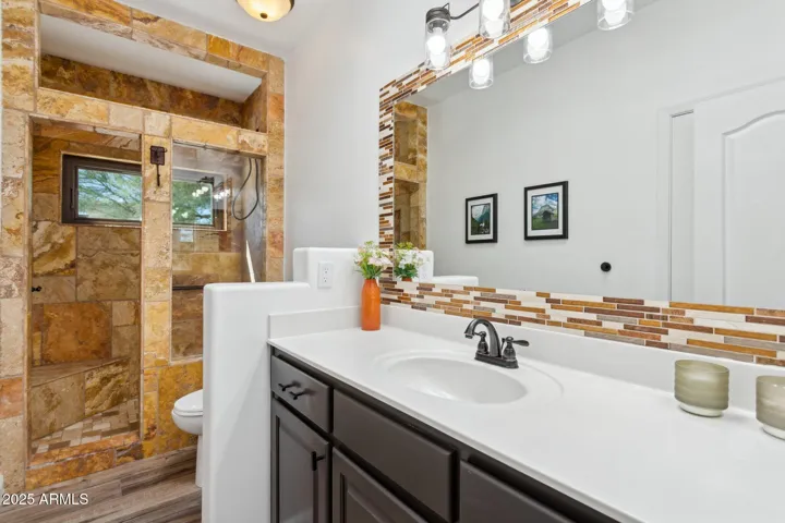Bathroom adjacent to 4th bedroom