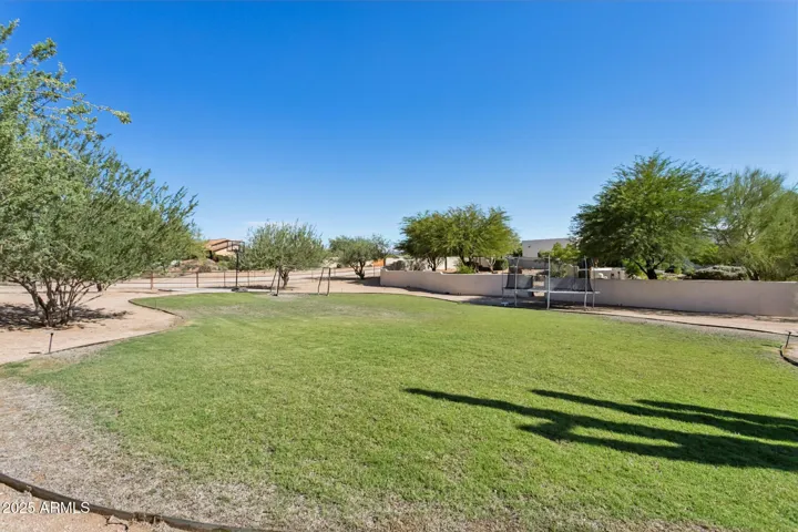 view 2 of the large fenced area
