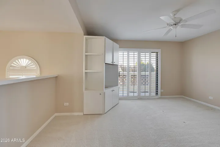 Upstairs Loft with Walk out Patio