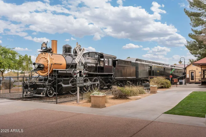 Enjoy the park and train activities just blocks from home.