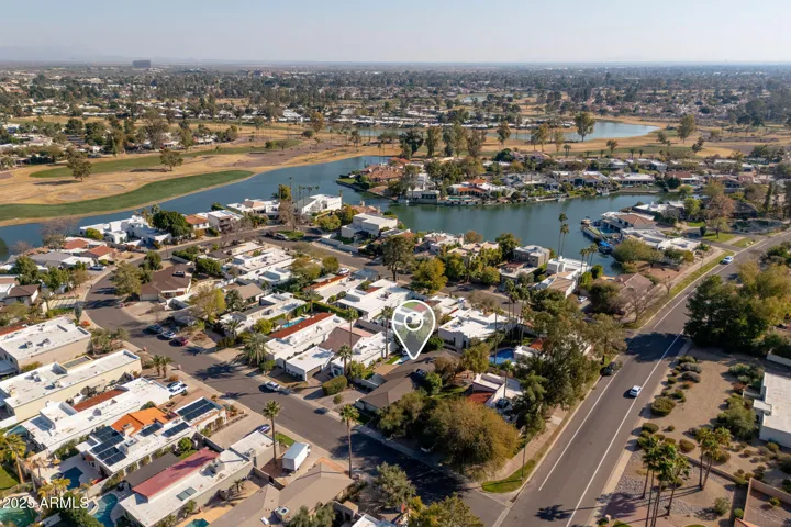 Your home is just a block from the lakes.