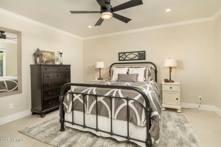 This third bedroom has a walk-in closet.