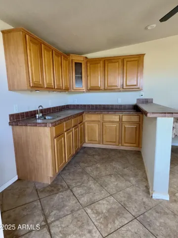 Bar area in family room/game room
