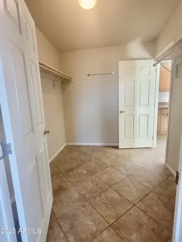 Large walk in closet