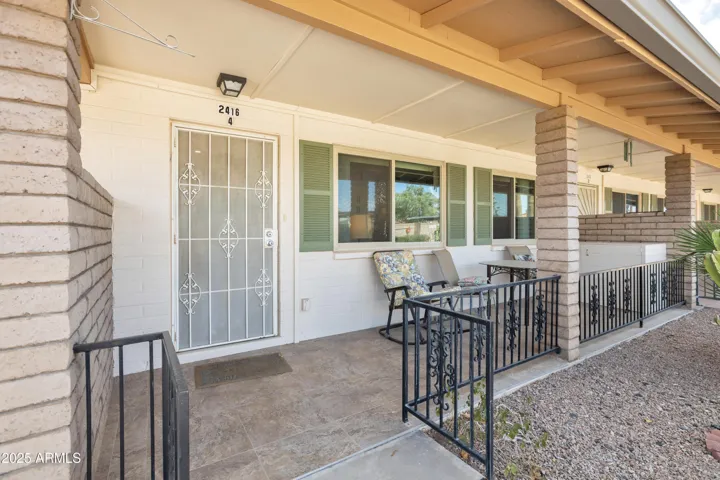 Covered Front Patio