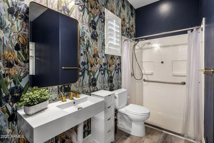 Flex addition includes a bedroom, full bath, and versatile living/work/play area.
