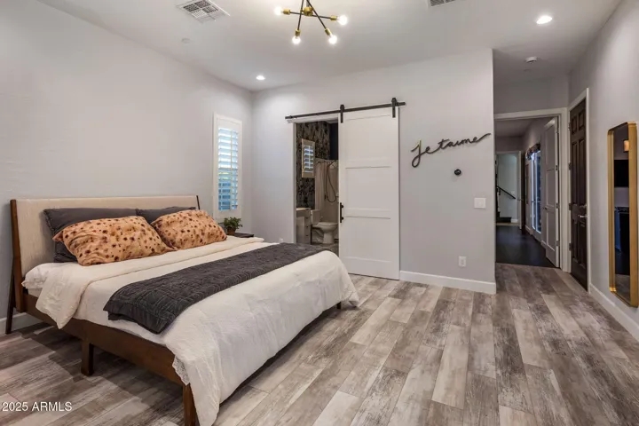 Flex addition includes a bedroom, full bath, and versatile living/work/play area.