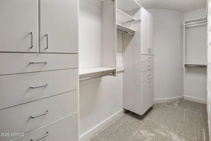 Primary closet