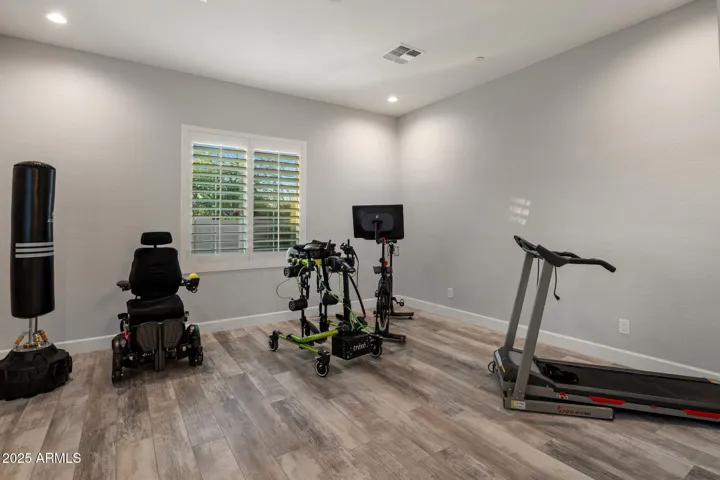 Flex addition includes a bedroom, full bath, and versatile living/work/play area.
