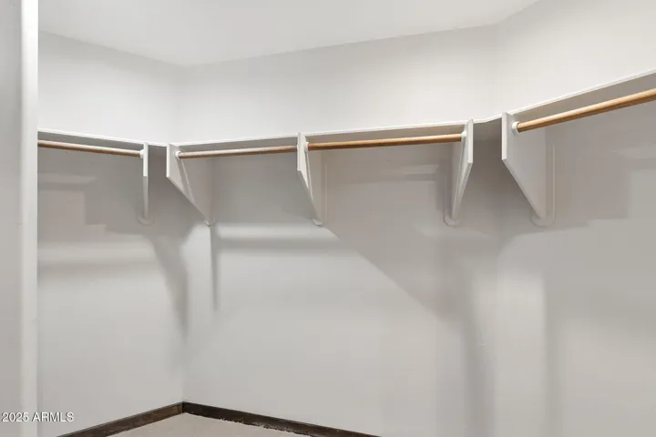 Large closet in primary bedroom