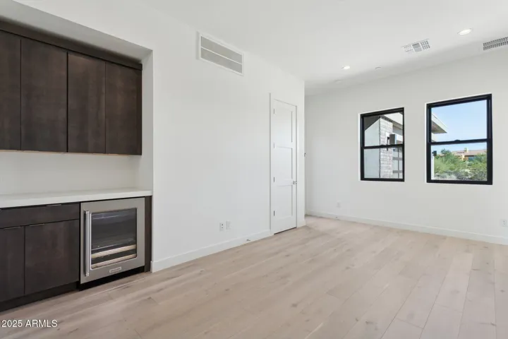 Front casita family room with kitchenette