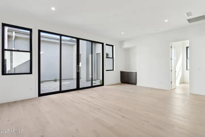 Bonus Room with huge sliding door