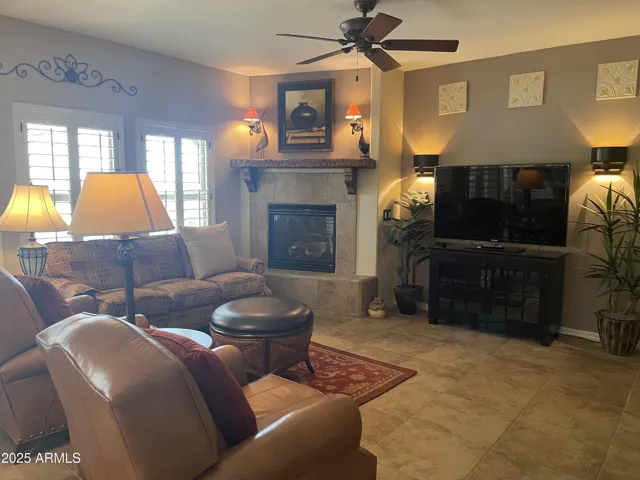 OPEN FLOOR PLAN WITH GAS FIREPLACE