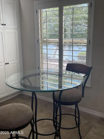 BREAKFAST NOOK OVERLOOKING LAKE VIEW