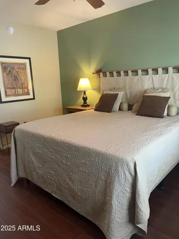 WOOD FLOORS IN PRIMARY SUITE