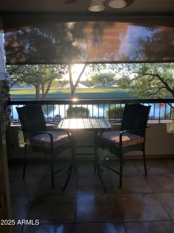 PATIO OVERLOOKING THE LAKE