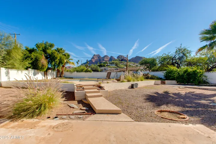 Actual backyard view of camelback