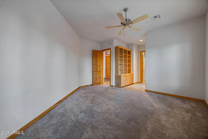 Guest Bedroom Built in Bookcase