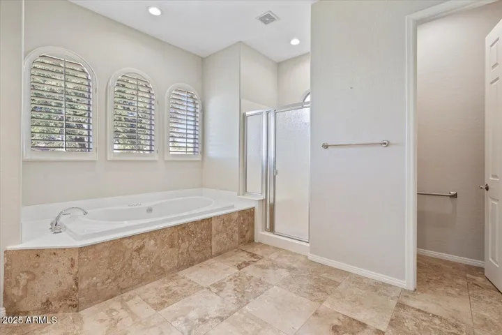 Primary bathroom jet tub