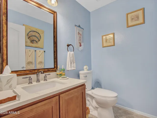 Hall bathroom featuring updated fixtures, and neutral finishes for a clean, timeless look.