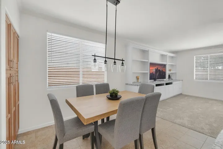 Eat-in kitchen.