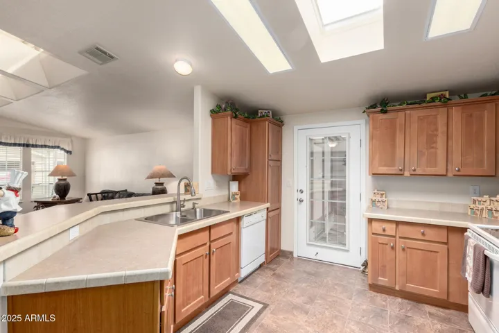 Kitchen with tons of cabinets for storage
