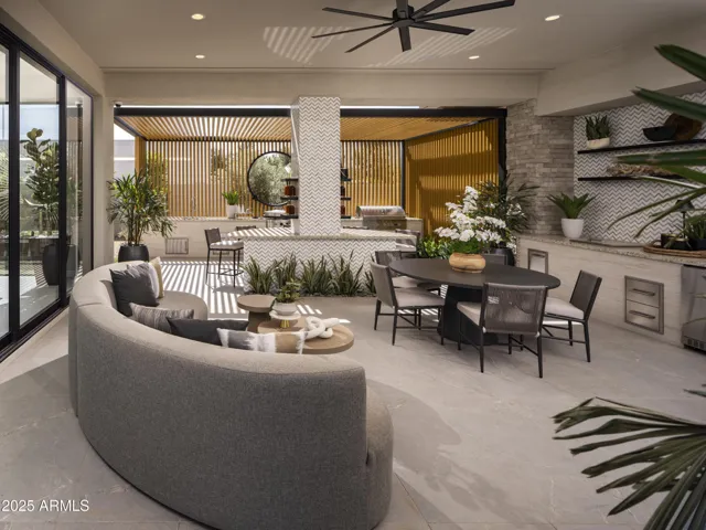 Another angle of outdoor living area