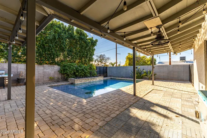A backyard that you'll fall in love with....