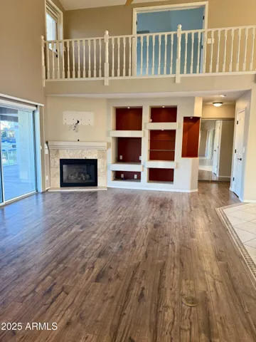 great room with view of upstairs