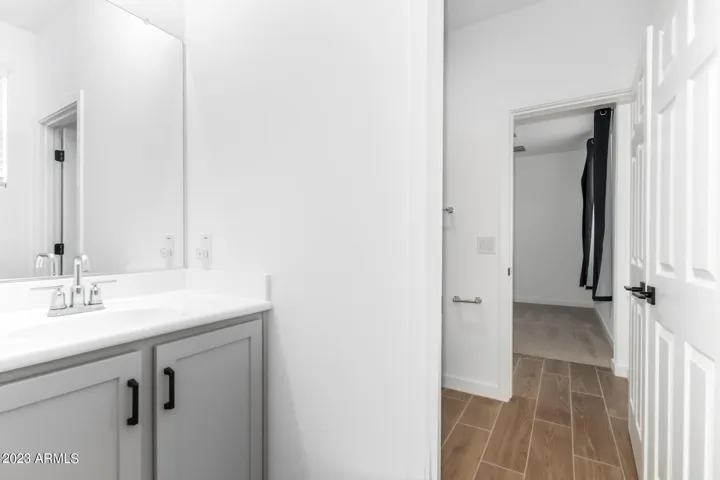 JACK & JILL BATHROOM, BEDROOM 1 SINK