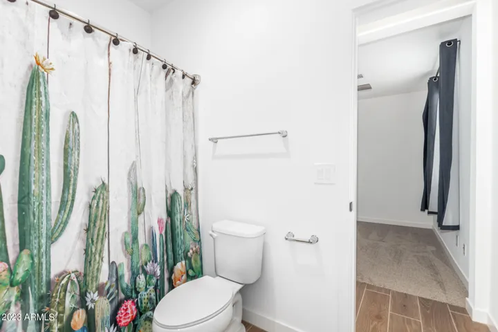 JACK & JILL BATHROOM SHOWER AND TOILET