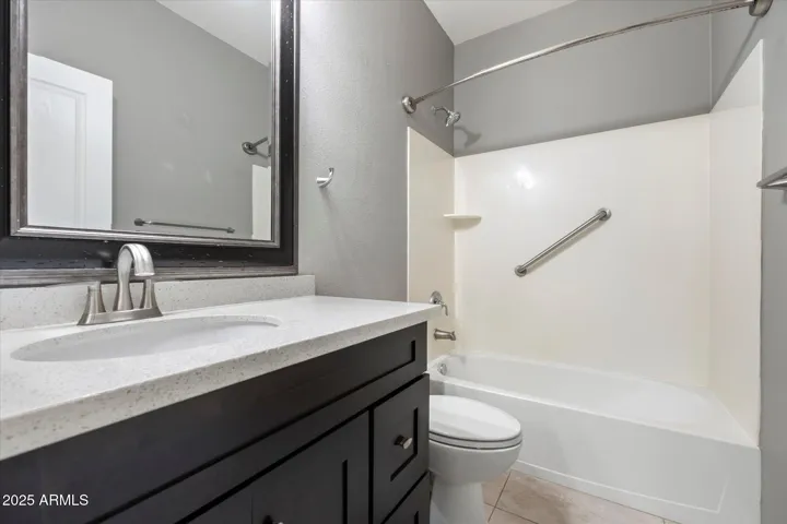 Hallway bathroom