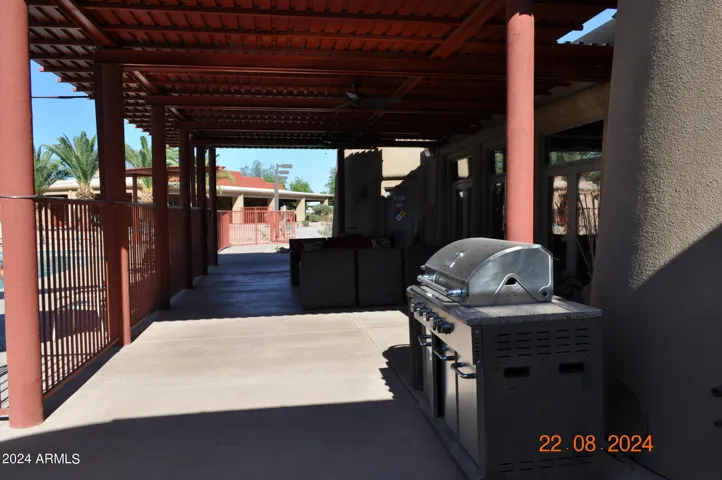 BBQ AREA BY THE POOL
