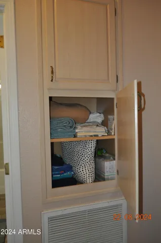 LINEN CLOSET IN HALLWAY