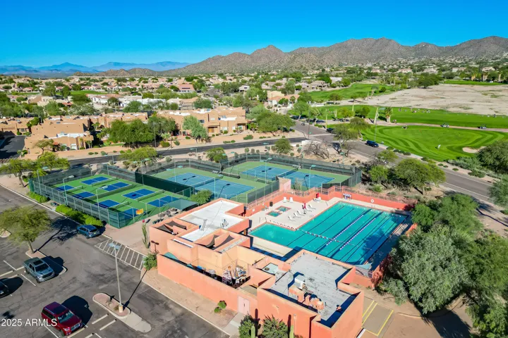 View of Community Pool, Spa, Tennis Courts, etc