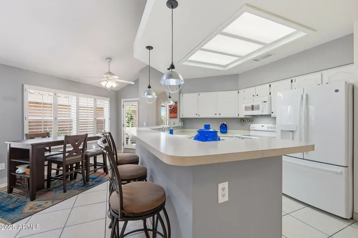 Kitchen view to Dining Area