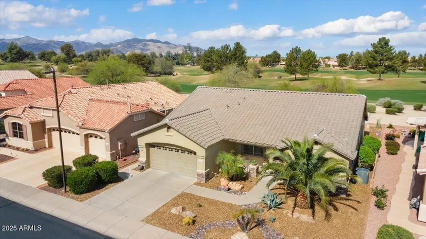 Looking out to the golf course and mountains!